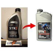 1 litr olej plná syntetika 20W50 Screamin Eagle SYN 3 20W-50 do motoru, převodovky i primáru